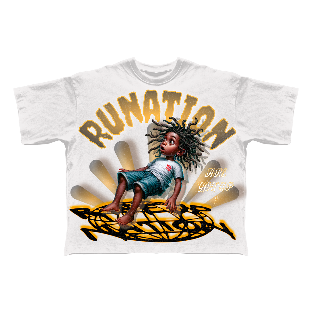 “Runation Classic Boxy Tee – Bold Streetwear Essential”